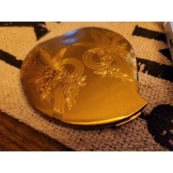 MCM Elgin America Compact Mirror*Compact Mirror*Vintage Compact Mirror*1940s com - Picture 1 of 9